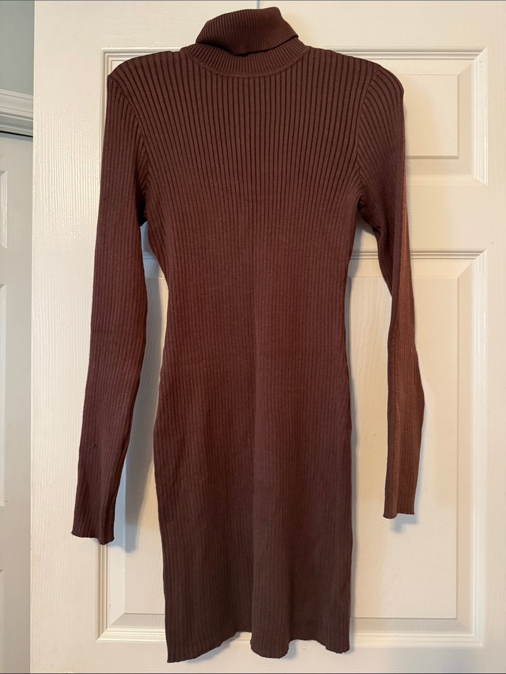 Wild Fable Women’s Medium Ribbed Long Sleeve Turtleneck Sweater Dress